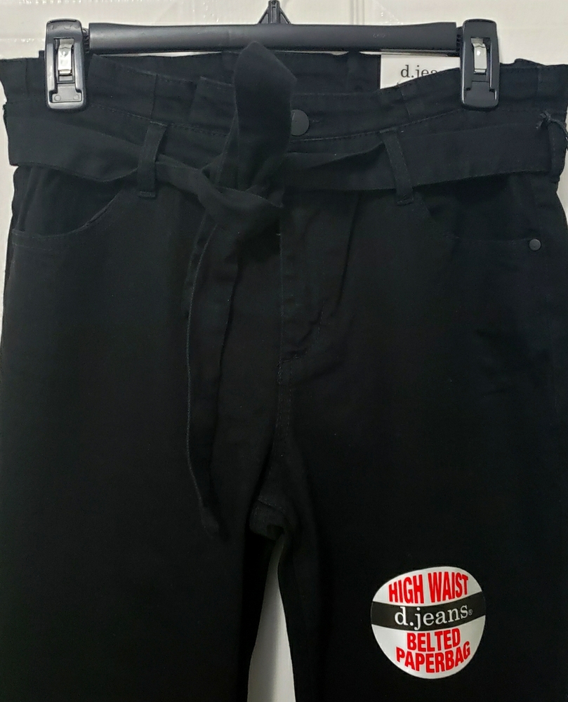 d. jeans High Waist Paperbag Jeans